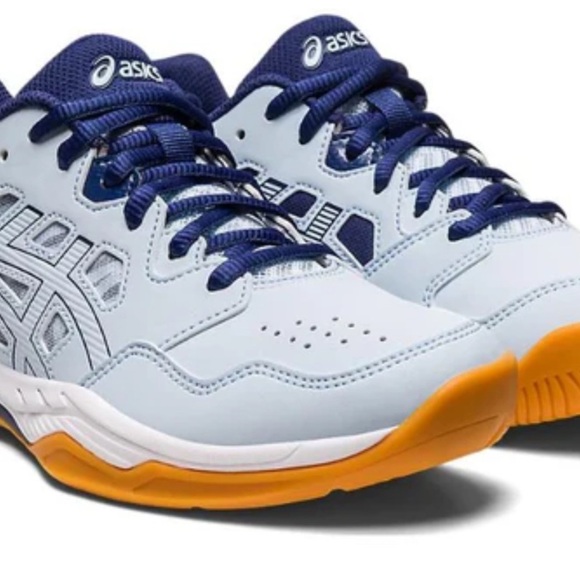 Athletic Shoes,Asics Light Blue and Mustard Athletic Shoes - Picture 1 of 10